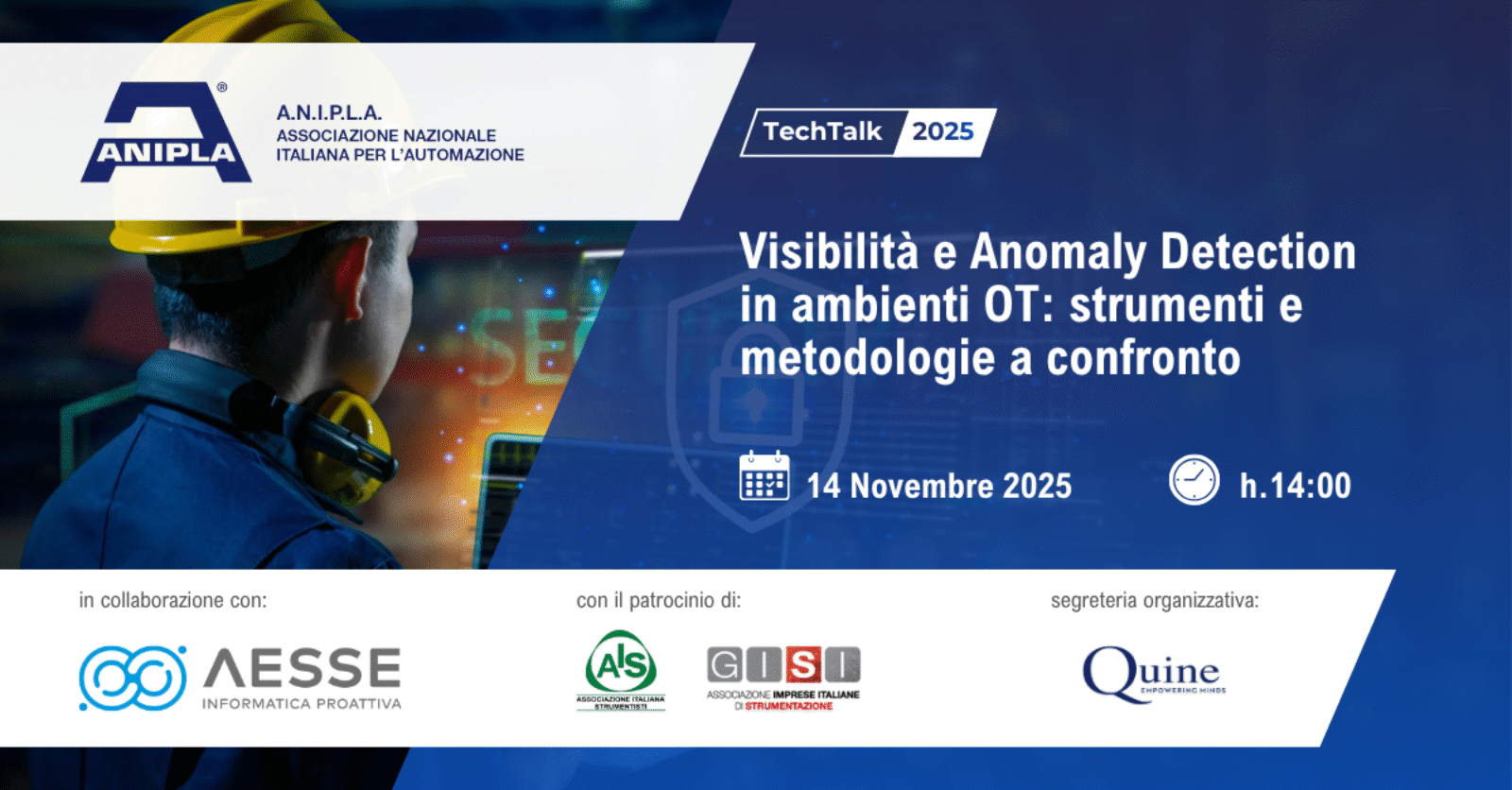 Stefano Aversa guiderà il Tech Talk ANIPLA: “Visibilità e Anomaly Detection in ambienti OT”