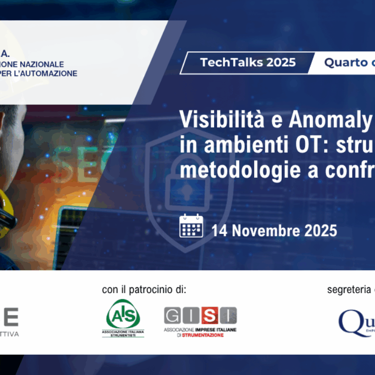 Stefano Aversa guiderà il Tech Talk ANIPLA: “Visibilità e Anomaly Detection in ambienti OT”