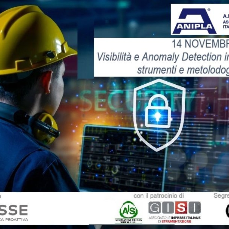 Stefano Aversa guiderà il Tech Talk ANIPLA: “Visibilità e Anomaly Detection in ambienti OT”
