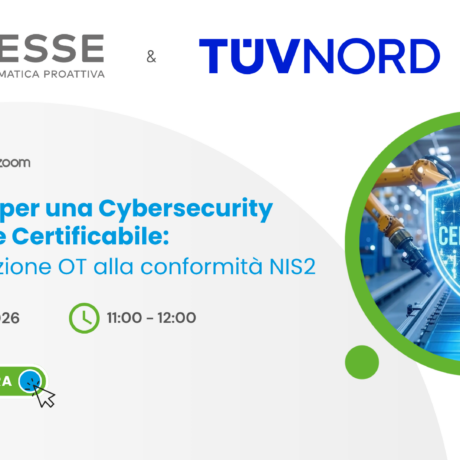 Roadmap per una Cybersecurity Industriale Certificabile: webinar con TÜV NORD Italia